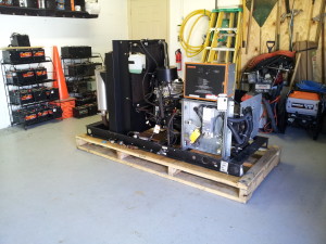 We fix generators too! Here we replaced a blown motor on a 40kW generator.