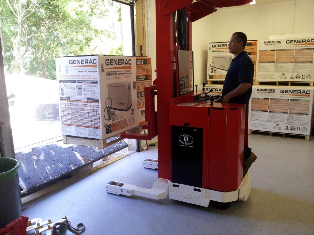 boyland electric loading generator in truck